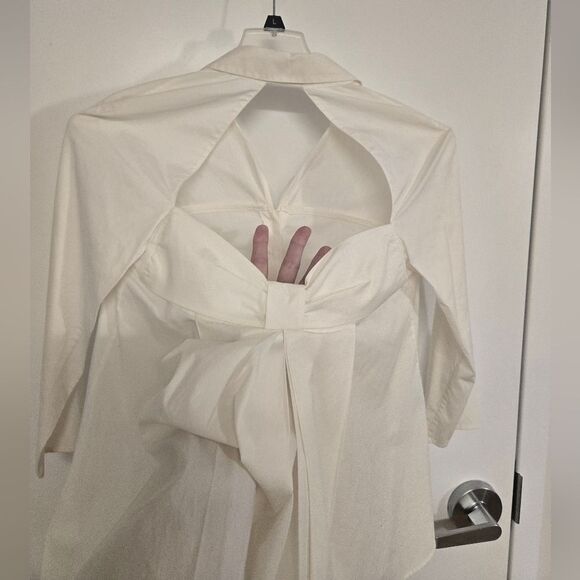 Anne Fontaine Open Back Blouse - Picture 11 of 14